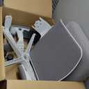 HON Altern Ergonomic Office Chair with Headrest, Arms, Foam Cushion Seat, Mid Back Home Office Desk Chair Comfy, Gaming Chair, Height Adjustable Arms, Synchro-Tilt, Seat-Slide, White Frame, Frost