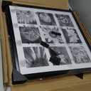 LaVie Home 16x16 Picture Frame 2 pack, Display Pictures 16 x 16 Poster Frame, 16x16 Black Photo Frame with HD Plexiglass, Picture Frames for Displaying Photos,Classic Collection