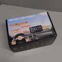 Carplay Screen for Car, 7" HD Portable Car Stereo Touch Screen with Wireless Android Auto, Backup Camera with LED/Mirror Link/Voice Control/Bluetooth/GPS/AUX/FM Satellite Radio for All Vehicles