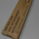 2 Pieces Dryer Vent Cleaner Kit Compatible with Most Vacuum Cleaner, Dryer Lint Brush and Vacuum Hose Attachment with Universal Connector, Quickly Lint Remover (Blue)