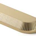 Goo-Ki 6 Pack 5 Inch Champagne Bronze Half-Moon Cabinet Cup Handles - Elegant Luxurious Bin Pulls for Kitchen Drawer (5" Center to Center)