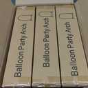 Hemmotop Metal Arch Backdrop Stand Set of 3, 6FT, 5FT, 4FT Party Arch Stands for Wedding, Birthday, Baby Shower, Bridal Shower - Balloon Arched Frame for Garden Decor, Gold Floral Arches, 3 Pieces