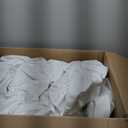 White Bounce House for Toddler Indoor Bouncy Castle Toddler Bounce House PVC Waterproof Materials Easy to Clean Outdoor Backyard for Kids Ages 3-6 68 x 68 x 58.2 inch Built to Last & Safety