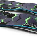 XINIFOOT High Arch Support Insoles, Orthotics Running Insoles for Arch Pain - Pronation - Metatarsalgia Pain Relief, Plantar Fasciitis Shoe Inserts for Women (Green 1 Pair)