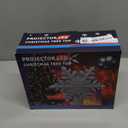 DG-Direct Christmas Tree Topper Lighted with Silver Snowflake Projector, Led Rotating Magic Snowflake, 3D Hollow Glitter Lighted Silver Snow Tree Topper for Christmas Tree Decorations