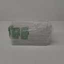 BINO | Stackable Storage Bins, Large - 4 Pack | The Stacker Collection | Clear Plastic Storage Bins | Organization and Storage Containers for Pantry & Fridge | Multi-Use Organizer Bins | BPA-Free