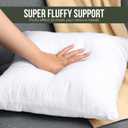 Utopia Bedding Throw Pillows (Set of 1, White) 28 x 28 Inches Down Alternative Pillows for Bed, Sofa, and Couch - Fluffy Decorative Stuffer Pillow for Indoors & Outdoors