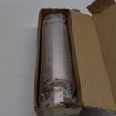 LCGP 2.5" inlet & outlet Universal Resonator, 16" Long Performance Muffler, Weld- On, Straight Through Design, Deep Tone (silver)