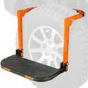 Tire Step for SUV and RV Adjustable Tire Mounted Step Fit Most Tire from 10 to 14, Rated up to 330 Lbs, Raised Texture Non-Slip Design
