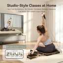 Pilates Reformer Machine, Wooden Pilates Board for Home | Solid Maple Wood; Stable One-Piece Design; Guided Videos; Bonus Pilates Ball & Socks; 610 lbs Capacity