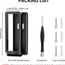 Adhesive Door Mount Compatible with Eufy Doorbell E340/Wyze Duo Cam Doorbell, No-Drill Mounting Bracket for Eufy E340, Not Blocking Doorbell Sensor, Apartment Door Bell Kits for Wyze Doorbell Camera