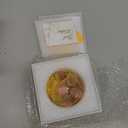 Crystal Pink Rose Bouquet Figurine with Round Vase, Glass Rose Flower Romantic Gifts for Her Mom on Anniversary, Collectible Decoration Table Centerpiece for Home