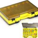 Fishing Tackle Box,Plastic Tackle Trays,Tackle Box Organizer with Removable Dividers,Waterproof Tackle Box Used for Storing Fishing Bait