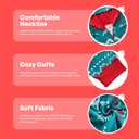 Giggling Getup Matching Pajamas for Couples, Christmas Pajamas for Women and Men, Hooded Zipper Warm Jumpsuits, 1Pcs (Large, Green)