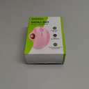 seenda Wireless Trackball Mouse, Ergonomic Bluetooth Rollerball Mouse Rechargeable, 3 Device Connection Optical Mice Adjustable DPI Thumb Control Mice Compatible for PC/Laptop/Windows/Mac - Pink