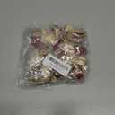 10pcs Rosebud Shape Car Air Freshener Perfume Bottle Car Hanging Diffuser Bottle Pendant Empty Bottle