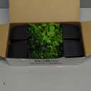 Der Rose 4 Pack Black Bathroom Decor Fake Plants Mini Artificial Greenery Potted Plants for Halloween Decor Indoor Office Table Room Farmhouse Decor