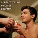 Men's Thong Bikini Underwear, Mens Sexy Underwear Low Men Thongs (White, L)