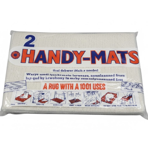 White Handy-Mats, Set Of 2