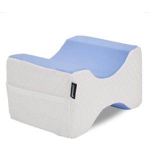 Leg Pillow for Side Sleeping, Knee Pillow for Side Sleepers,Knee Pillow, Sciatica Pain Relief, Smooth Spine Pillow for Sciatica, Back, Hip Pain Relief (Blue)-1PCS