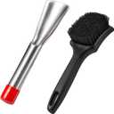 XANGNIER Lawn Mower Deck Scraper Cleaner Brush Kit,Lawn Mower Accessories,Lawnmower Cleaning Tools,2 Pcs