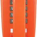 Sangyn Retro Wall Phones for Landline with Loud Mechanical Ringing Vintage Wall Mount Phone with Volume Adjustable Old Fashioned Corded Telephone for Kitchen Home School Hotel Office, Orange