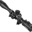 KT12-60X60SAL Long Range Rifle Scope 35mm Tube Side Parallax Adjustment with Scope Rings