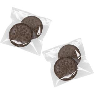 ONFAON Cookie Bags with Seal, 150 Pcs Crack-Resistant & Self-Sealing Treat Bag for Cookies, Bakery Goods, and Snacks  Food-Grade Clear Cellophane Bag for Gifts & Parties(4x4 in)