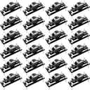 Colinktool Steel 2 Wood Fence BracketChain Link Wood AdapterFence Brackets (24-Pack )