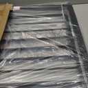 29.5-40.5" Baby Gate for Stairs, Dog Gate for Doorways, Walk Thru Auto Close Metal Baby Safety Gate for The House, Stairs and Doorways, Child Gate Pressure Mounted, Pet Gate for Dog Indoor - Black