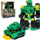 Transformable Robot Toys Transforming Tank to Robot, 5 Year Old Boy Birthday Gift, STEM Toys for Ages 5-7, Preschool Construction Building Toys for Kids, Toy for 3 4 5 6 7 8 Year Old Boy