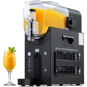Slushie Machine Professional Slushy Maker,64 oz Frozen Drink Maker with 5 Pre-Set Programs for Milkshake,Frappe,Margarita,Cold Drink,No Ice Needed