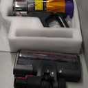 Cordless Vacuum Cleaner, 580W 48KPA 65Mins Self-Standing Vacuum Cleaners for Home, Stick Vacuum Cordless with Wall Mount Charging, LED Display, Upgraded Roller Brush for Carpet,Pet Hair,Hardwood Floor (Gold)