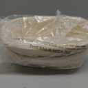 Bread Proofing Baskets Set of 2 10 inch Oval Shaped Dough Proofing Bowls w/Liners Perfect for Professional & Home Sourdough Bread Baking