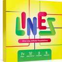 2 x LINES  Fun & Clever 2-Player Pocket-Sized Strategy & Memory Card Game for Kids, Teens & Adults (Ages 7+), Fast-Paced Head-to-Head Game, Perfect for Travel, Game Night & Stocking Stuffers
