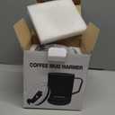 14oz Smart Coffee Mug Warmer - Self-Heating Mug with App Control, 160 Temperature Control, 150-Min Battery, Rechargeable Heated Mug Warmer for Home Office, Ideal Gifts for Dad Mom