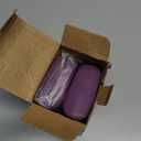 GYMENIST Set of 2 Hand Shaped Neoprene Exercise Workout Jogging Walking Cardio Dumbbells Pair (2-LB Purple)