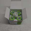 Matyz Glass Breastmilk Storage Bottles, 4-Pack (Green, 6oz Each), Wide Mouth Food-Grade Borosilicate, Leakproof for Spectra Medela Philips Breast Pumps, Travel, Camping