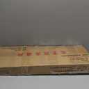 Portable Clothes Closet Rolling Door Wardrobe with Hanging Rack Non-Woven Fabric Storage Organizer with Three Drawer Boxes No-Tool Assembly - 35.4 x 17.7 x 67.0  (Gray)