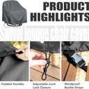 Outdoor Swivel Lounge Chair Cover 4 Pack,Waterproof Heavy Duty Outdoor Chair Covers, (30" W X 34" D X 38.5" H) Patio Furniture Cover for Swivel Patio Lounge Chair