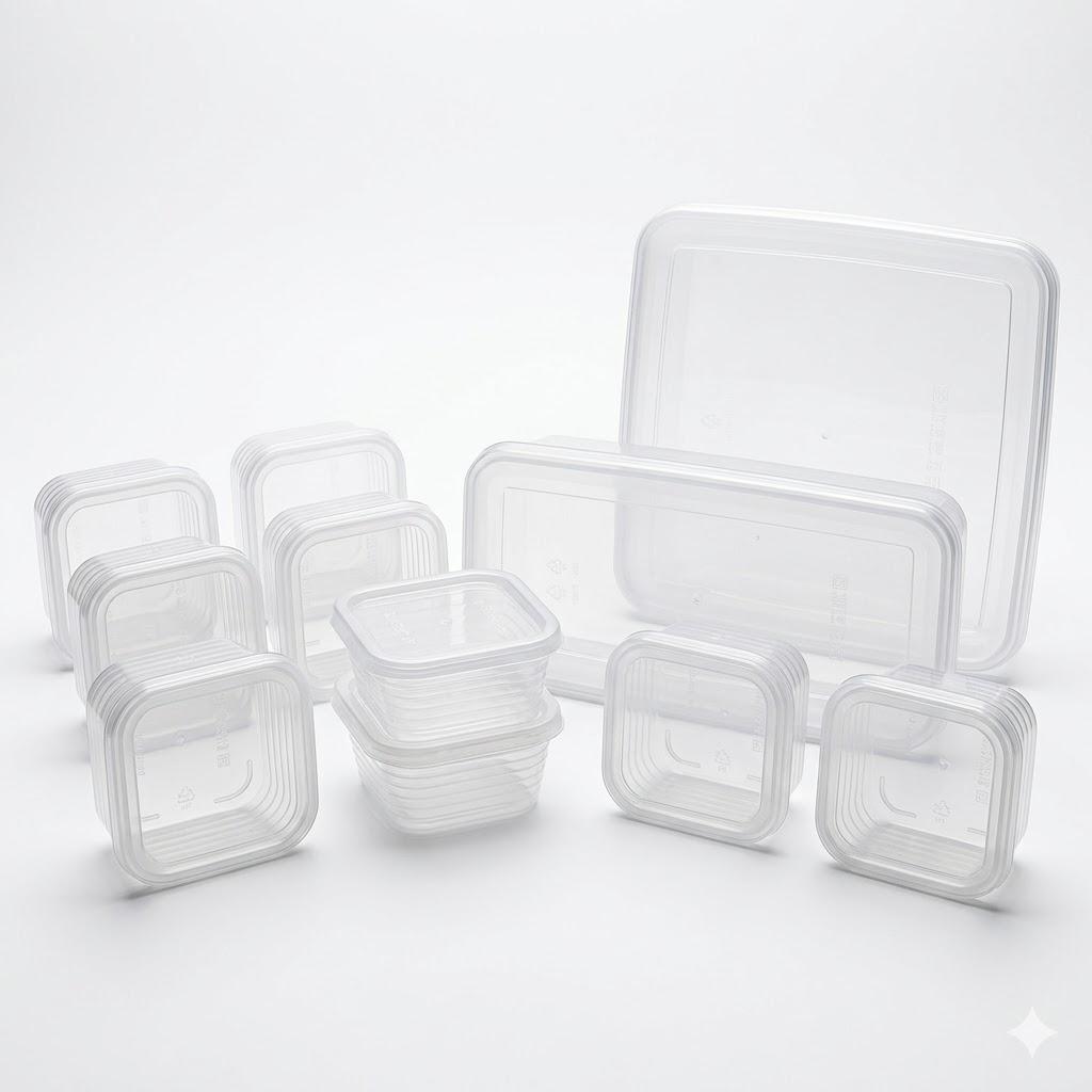 28 Food Storages, 3*3 in (14 Pcs), 9.5*6 in (2pcs), 12*6 in (1 count), 6*3 in (7 Pcs), 9*3 in (4 Pcs)