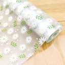 Shelf Liner Non-Adhesive Roll,17.7 x 118inch Drawer Liners,Waterproof,Non-Slip Daisy Drawer Liner,Easy to Cut,Ideal for Kitchen Cabinet and Bathroom Use,with Knife & Nano Adhesive Tape
