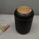 Pukomc Smart Sensor Wastebasket, Convenient and Hygienic Easy to Use, Technology Sensor Waterproof Wastebasket Plastic Trash can for Kitchen, Bathroom, Bedroom, Living Room, Office and Outdoor Black (1 Pack)