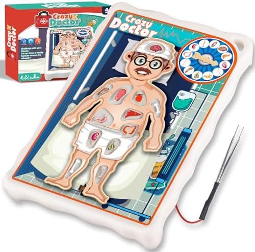 Operate Board Game for Kids Ages 3-8–Fine Motor Skill Toy with Vibration–Educational Hands-On Activity for Boys and Girls–Interactive Family Game for 1 or More Players–Gift for Christmas, Birthdays