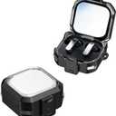 Earbuds Case XDcase Rugged Clear View Earphone Case with Carabiner & Security Lock for Galaxy Buds4 / 4 Pro (Black)