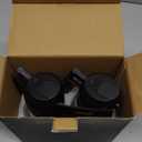 TrendPlain - Original 16oz/470ml Olive Oil Dispenser Bottle for Kitchen Gadgets and Air Fryer Accessories - Olive Oil Sprayer for Cooking w/Stickers - 2 Black