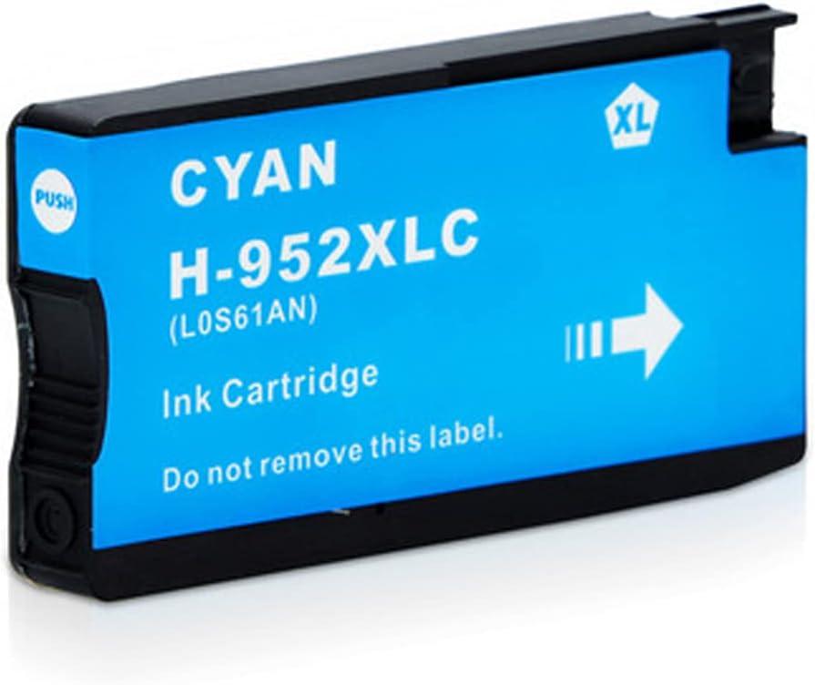 Toner Compatible for HP952XL Toner Cartridge Replacement for HP OfficeJet Pro 7740 8210 8216 8710 8715 8720 8725 8730 8740 Printer,Enterprise Stable Printout Cyan