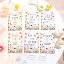 Vercraft Wildflowers Baby in Bloom Table Decorations Take One Sign Thank You Acrylic Sign Centerpieces with Stand 5 x 7" Wedding Birthday Party Decorations for Guests Gifts