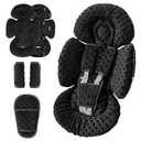 Infant Car Seat Insert Compatible with Mamaroo Swing & Graco Swing and Infant Car Seat, Newborn Insert Baby Head Body Support, Reversible Design, Breathable Soft Fabric, 1Pcs - Dot, Black