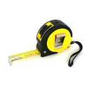Aexit 7.5M 25FT Retractable Black Yellow Case Lock Button Measuring Tape